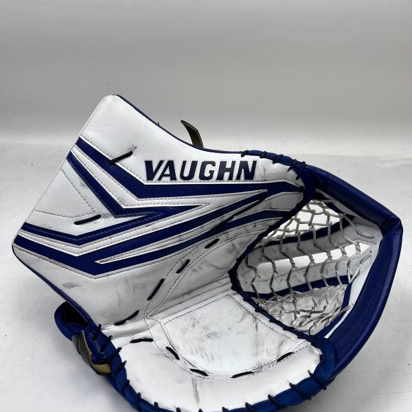 Vaughn : Sr, VAUGHN PRO RETURN GOALIE CATCHER USED - RYE