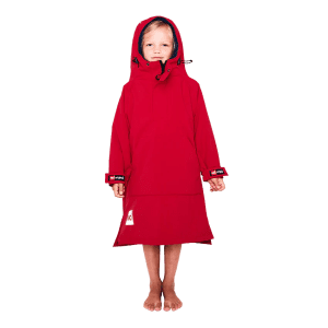 Red Original, Kids Dry Poncho - Red