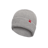 Red Original, Eddy Recycled Polyester Beanie Hat - Light Grey - Image 2