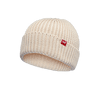 Red Original, Flow Organic Cotton Beanie Hat - Stone - Image 2