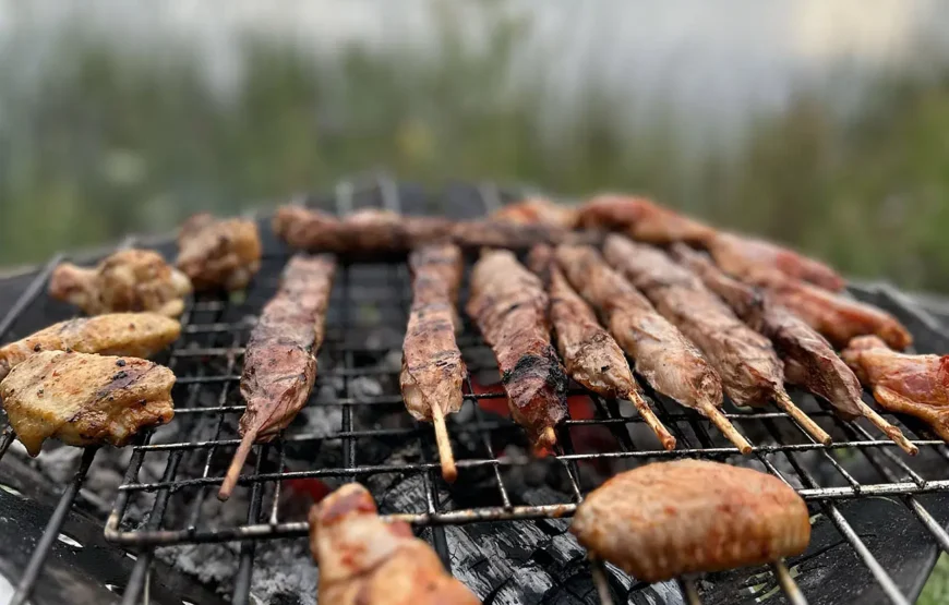 Food tour on Island Lake, Ontario RV-Motorhome Tour