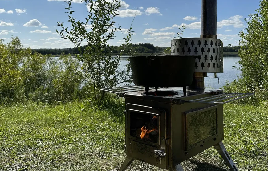 Food tour on Island Lake, Ontario RV-Motorhome Tour