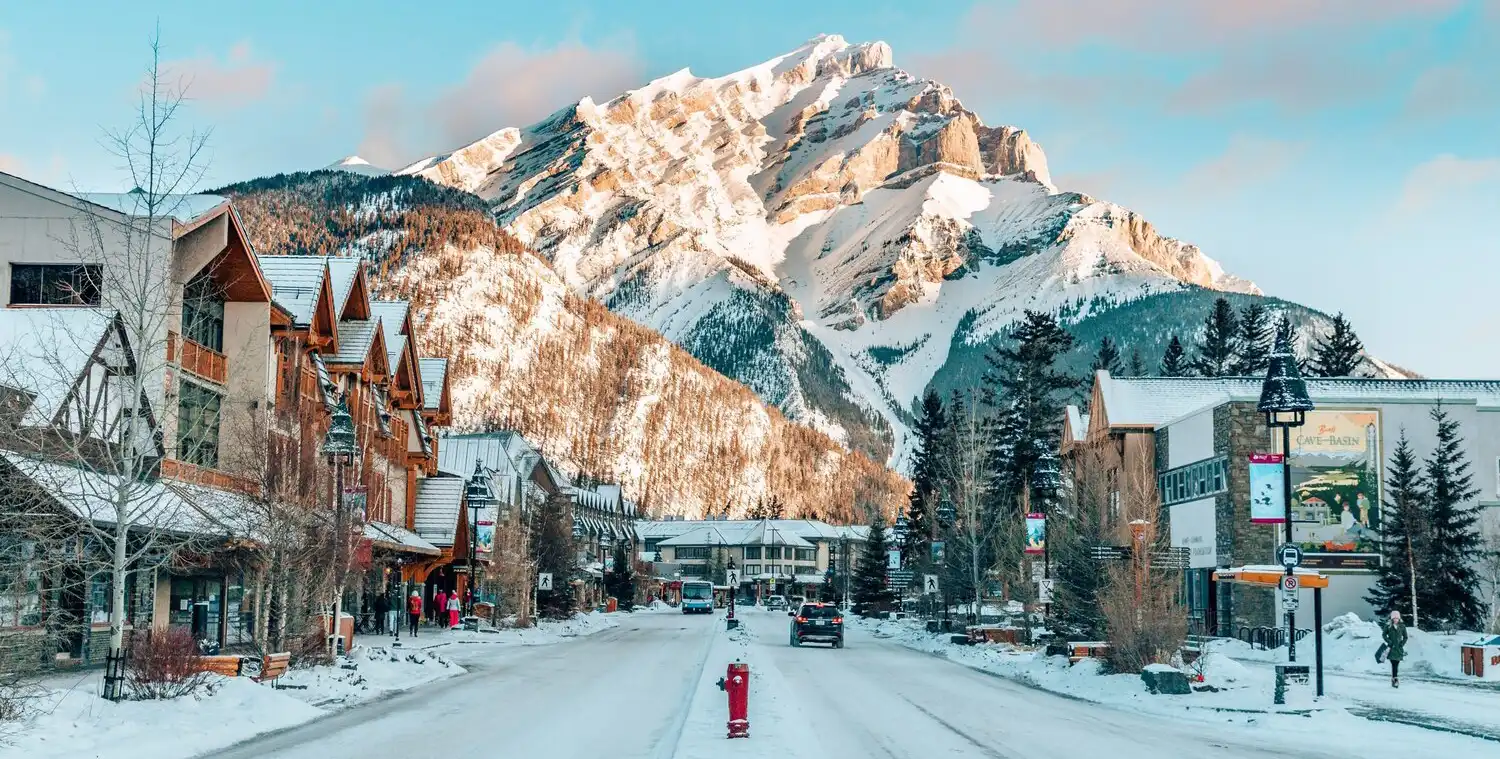 Winter Travel in Canada on a Budget - Banff National Park, Alberta