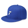 , Cotton Snapback Hat - Navy - Image 2