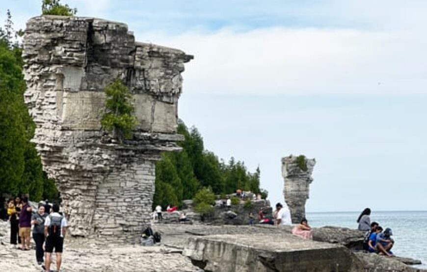 Tour on Flowerpot Island from Toronto RV-Motorhome Tour